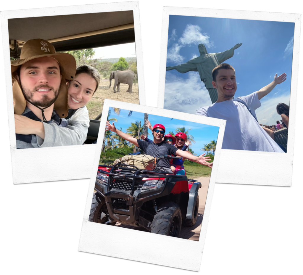 Memórias de viagens planejadas pela Voe Della